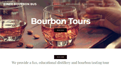 Desktop Screenshot of cincybourbonbus.com